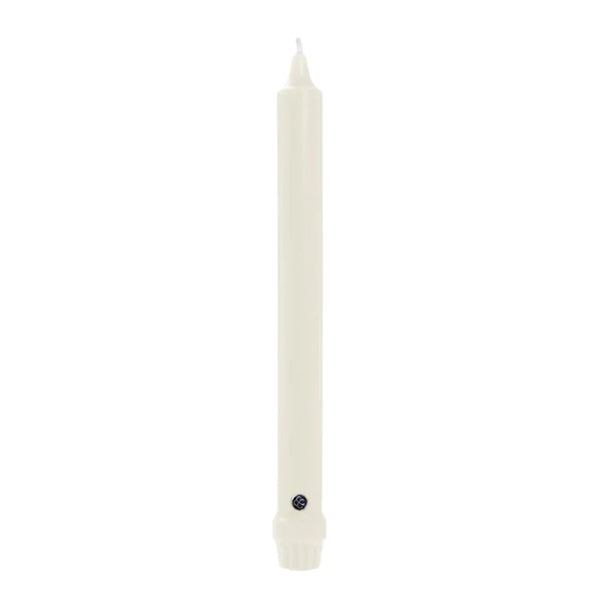 12", Classic Colonial Candle Taper, Unscented, White