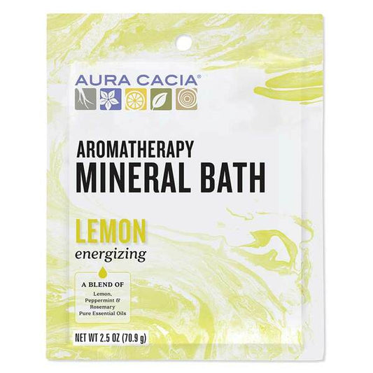 Mineral Bath Energizing Lemon 2.5 Oz
