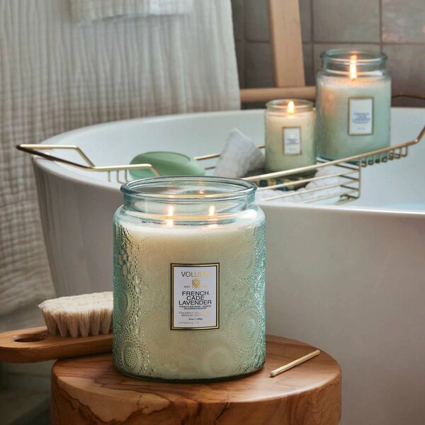 French Cade Lavender Luxe Jar Candle 44 Oz