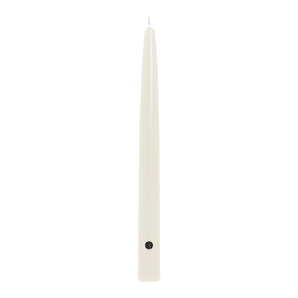 10", Handipt Colonial Candle Taper, Unscented, White