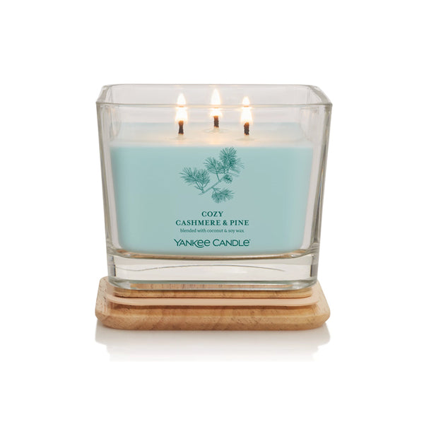 Cozy Cashmere & Pine Medium Square Candle