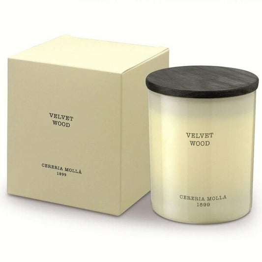 Velvet Wood Ivory 8 0z/230 gm. Premium Candle