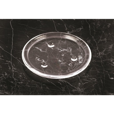 Glass 4" dia. Pillar Plate