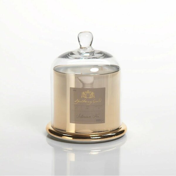 Apothecary Guild Domed Candle - Siberian Fir - Gold - Large