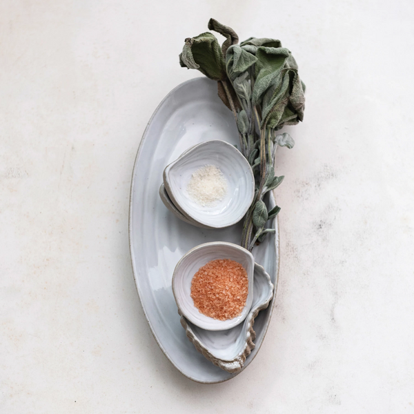 Plato de concha en ceramica