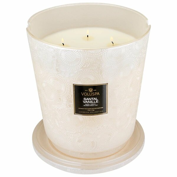 Santal Vanille 5 Wick Hearth Candle 123 Oz