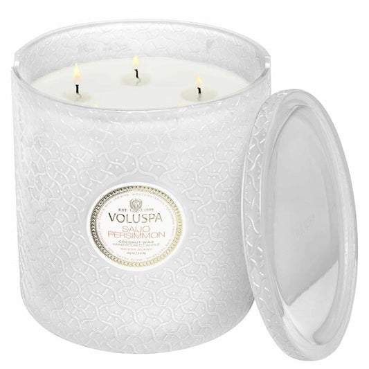 Saijo Persimmon 5 Wick Hearth Candle 123 Oz