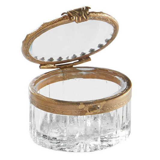 Cofre ovalada con cierre