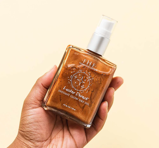 Lustre Drench Instant Glow Dry Body Oil + Clementine Body Oil 1.7 Oz