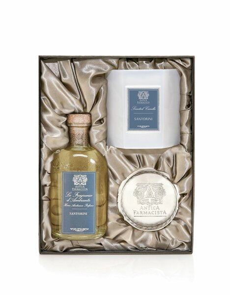 Santorini Nickel Home Ambiance Gift Set