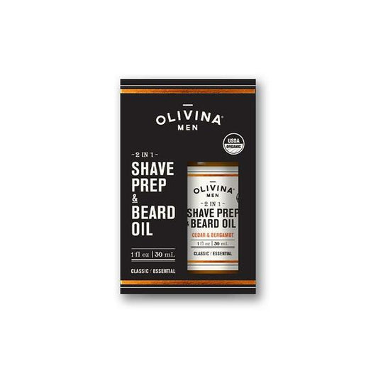 Organic Shave Prep & Beard Oil 1 oz