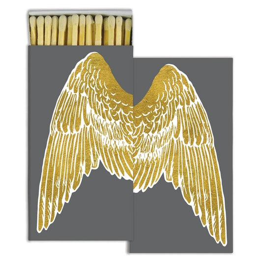 Gold Foil Wings Matches Decorativo