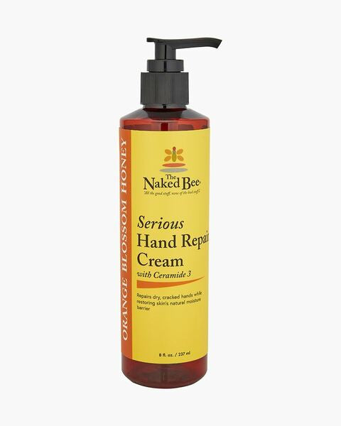 Crema reparadora de manos de miel de azahar (8 oz.)
