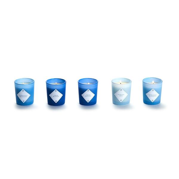 Hydrangea - Flores de HortensiaSet de 5 velas con aromas gift set