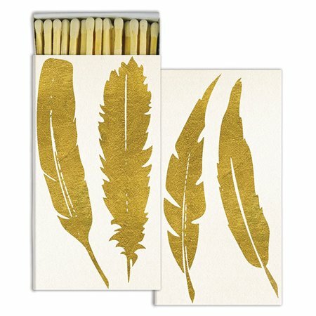 MATCHES-FEATHER-GOLD FOIL