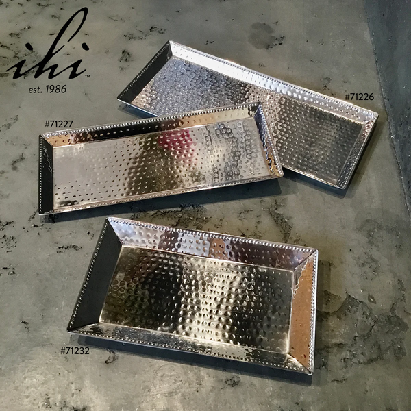Bandeja Rectangular Plateada - ihi