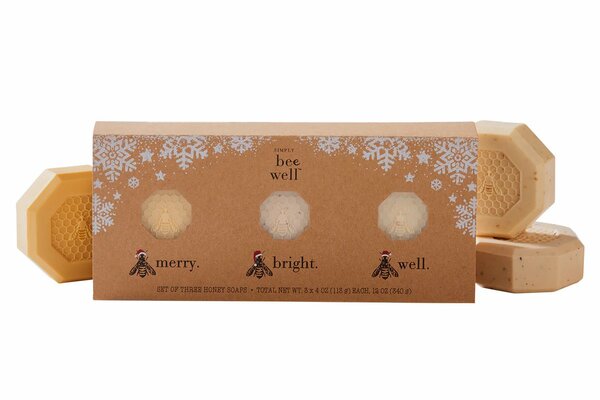 Set of Three Honey Soap Window Set