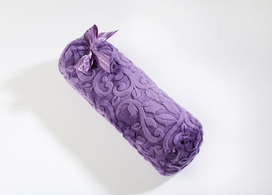 Lavender Spa Bolster Roll in Violet Vine