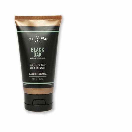 Black Oak Hair, Face and Body All in One Wash 2.5 oz