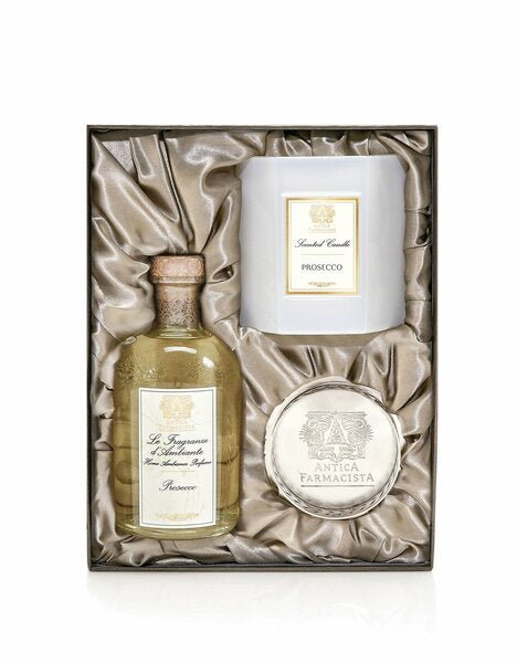 Prosecco Nickel Home Ambiance Gift Set