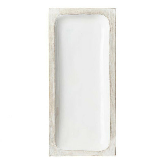 Bandeja de madera esmaltada - pequeña