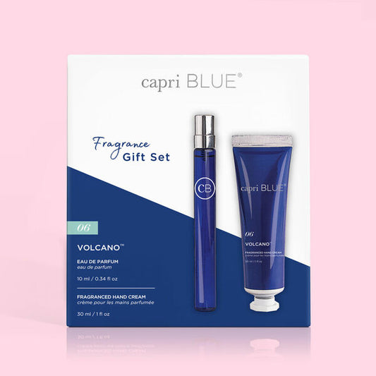 Set Volcano Eau de Parfum y Crema de Manos - Capri Blue gift set
