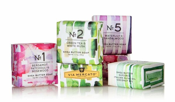 Via Mercato Mini Soap Assortment - No. 1, No. 2, No 5, & No. 8