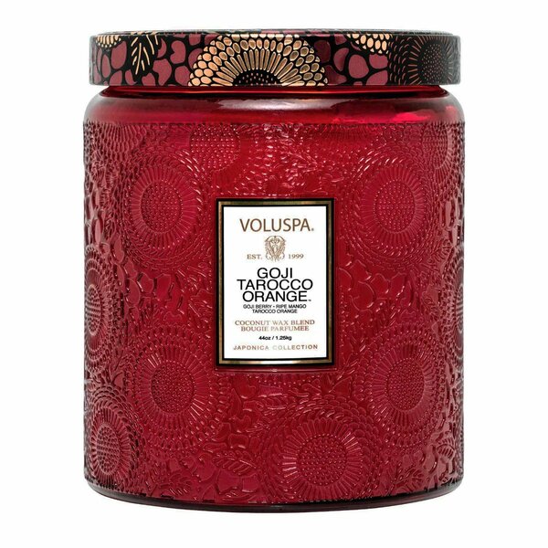 Goji Tarocco Orange Luxe Jar Candle 44 Oz