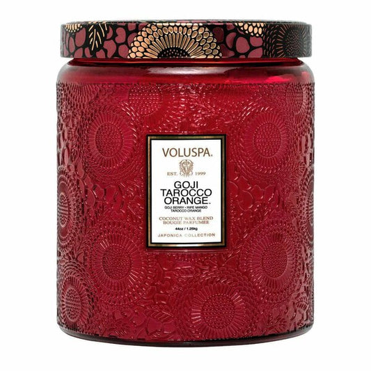 Goji Tarocco Orange Luxe Jar Candle 44 Oz
