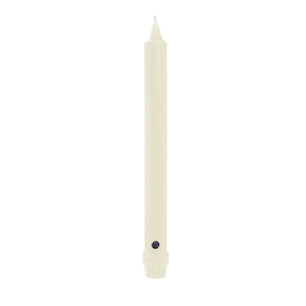 12", Classic Colonial Candle Taper, Unscented, Ivory