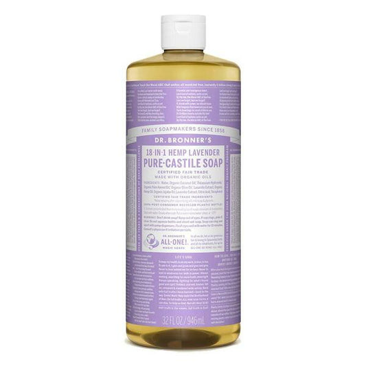 Organic Pure Castile Liquid Natural Began Hemp Soap 32 Oz