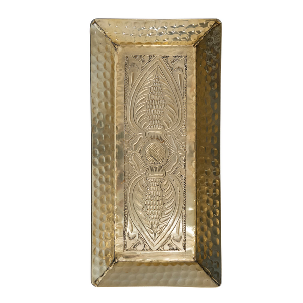 Bandeja Dorara de aluminio martillado - Creative Co-Op