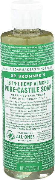 Organic Hemp Almond Liquid Soap