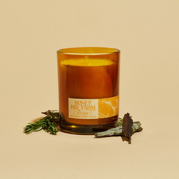 Split Cedar Candle 8 Oz