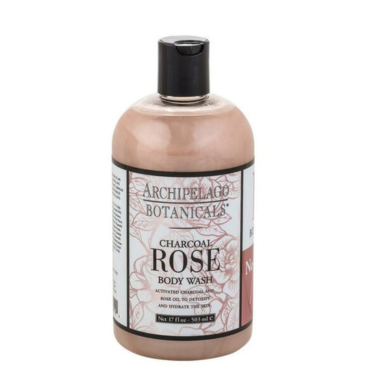 Charcoal Rose Body Wash 17 oz