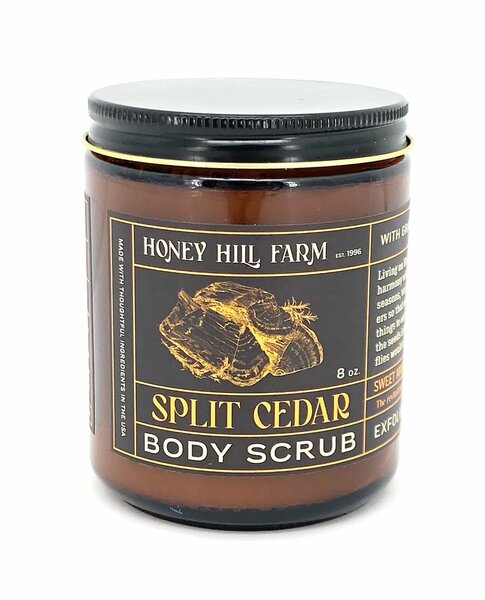 Split Cedar Body Scrub 8 Oz