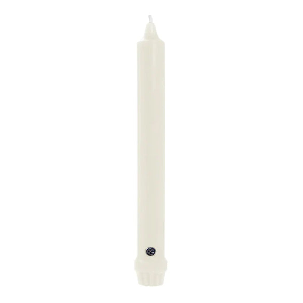 10", Classic Colonial Candle Taper, Unscented, White
