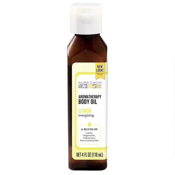 Energizing Lemon Body Oil 4oz