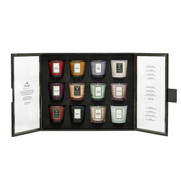 Japonica Archive - Set de 12 Velas Voluspa gift set