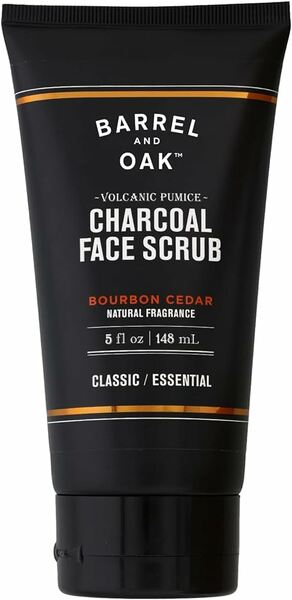 Bourbon Cedar Charcoal Face Scrub & Volcanic Pumice