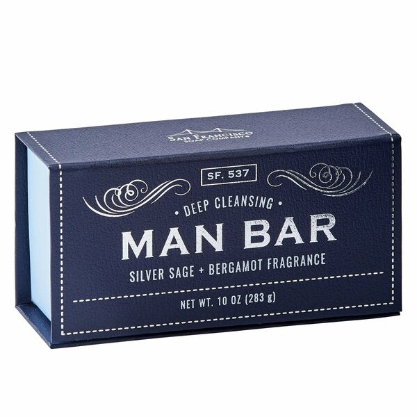 Deep Cleansing Silver Sage & Bergamot Man Bar 10 Oz