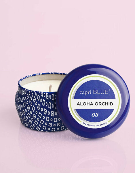 Aloha Orchid Blue Mini Tin 3 oz