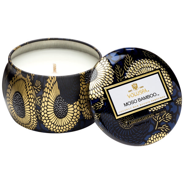 Moso Bamboo Petite Tin Candle