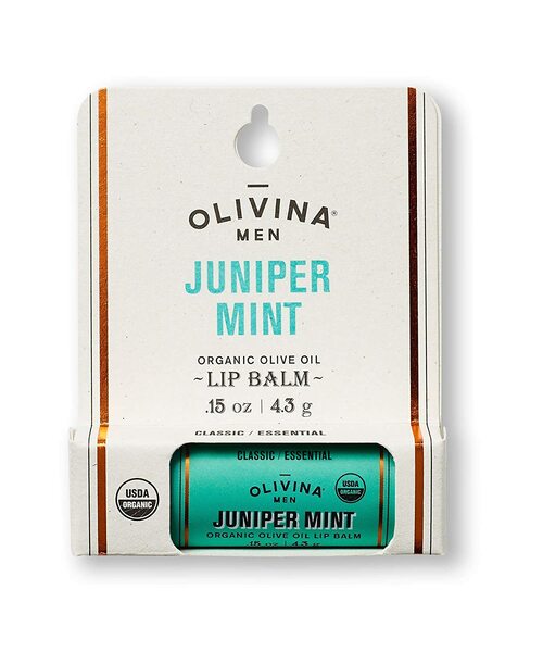 Juniper Mint Olive Oil Lip Balm 0.15oz