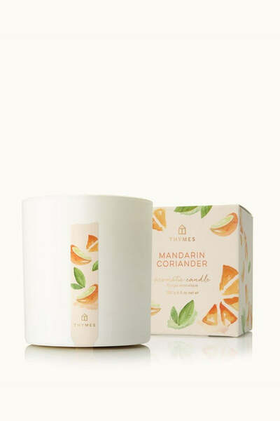 Mandarin Coriander Poured Candle