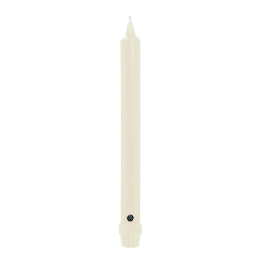 10", Classic Colonial Candle Taper, Unscented, Ivory