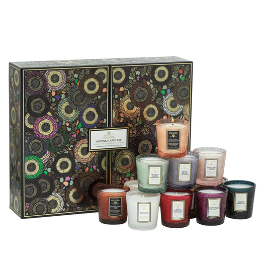 Japonica Archive - Set de 12 Velas Voluspa gift set