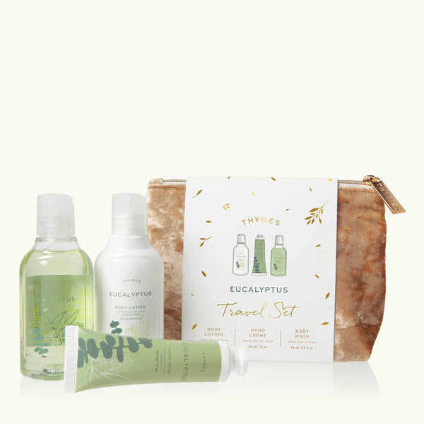 Eucalyptus Travel Set with Beauty Bag
