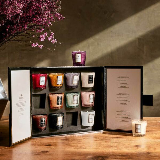 Japonica Archive - Set de 12 Velas Voluspa gift set