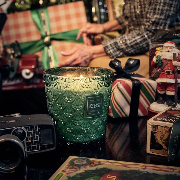 Noble Fir Garland de Vela 3 Mechas 36 oz